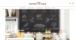 Desktop Screenshot of cariboucabin.com